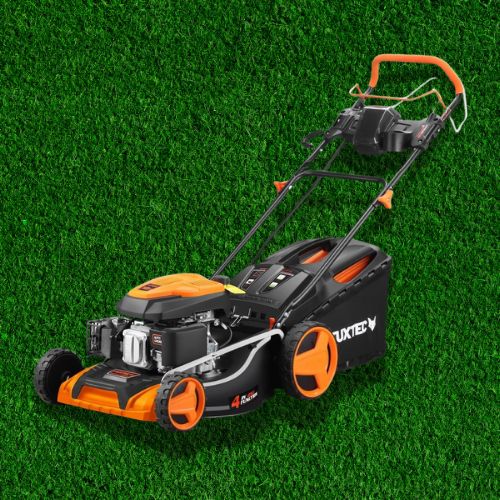 FUXTEC FX-OmniaTech | Handgeführter Rasenmäher mit Verbrennungsmotor 146cm³ - 46cm, 3.5 HP, 50L