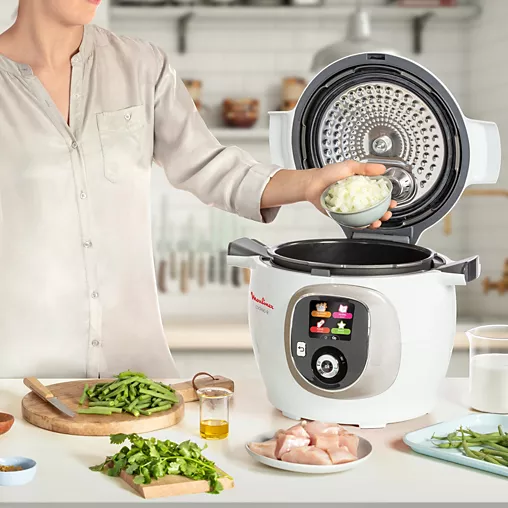 MOULINEX-Kamina | Cookeo CE85BA10 – 180 Recettes Préprogrammées, Rapide & Simple