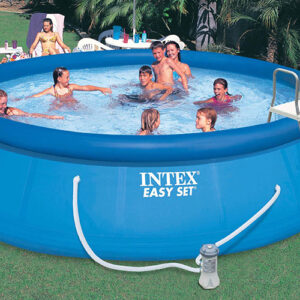 Intex-Myrelis | Piscine Gonflable – 4,57 x 1,07m, Facile à Installer, Construction Solide