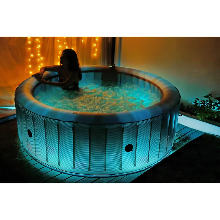 M SPA-Fidella | Spa Jacuzzi Luxe – 6 Places, LED Intégrées, Bulles Chauffantes