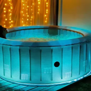 Elyndra™ | Spa Gonflable 6 Places – Éclairage LED Intégré, Détente Absolue